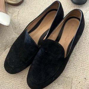 Gianvito Ross black suede loafers